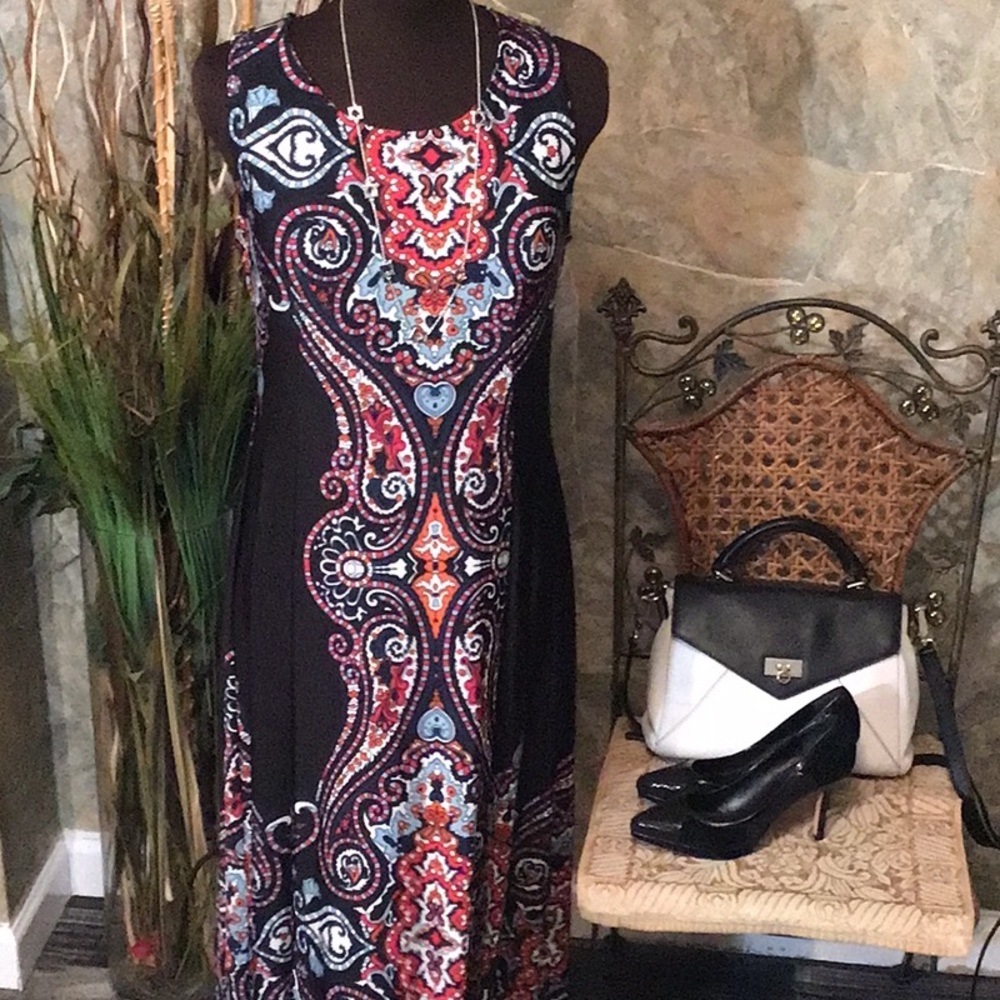 Stunning Paisley long maxi dress